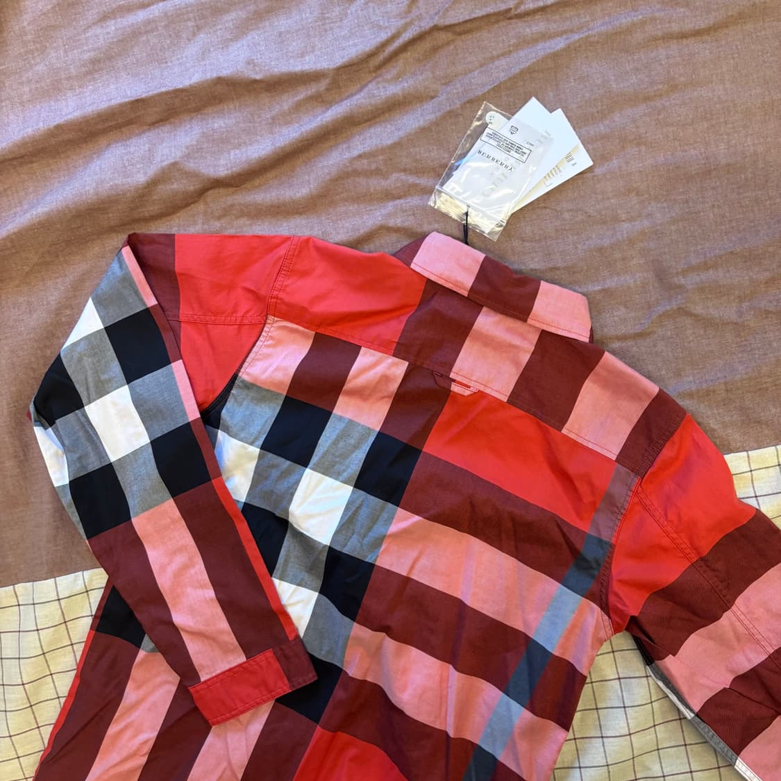 버버리 키즈 체크 남방 (12y)   상품이미지8