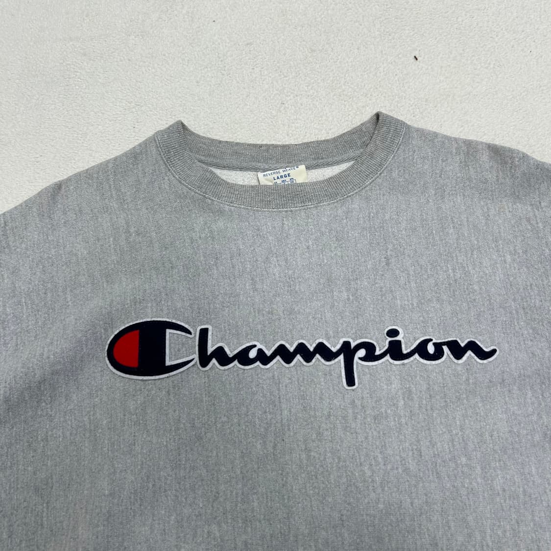 Champion reverse weave gray sweatshirt 상품이미지6