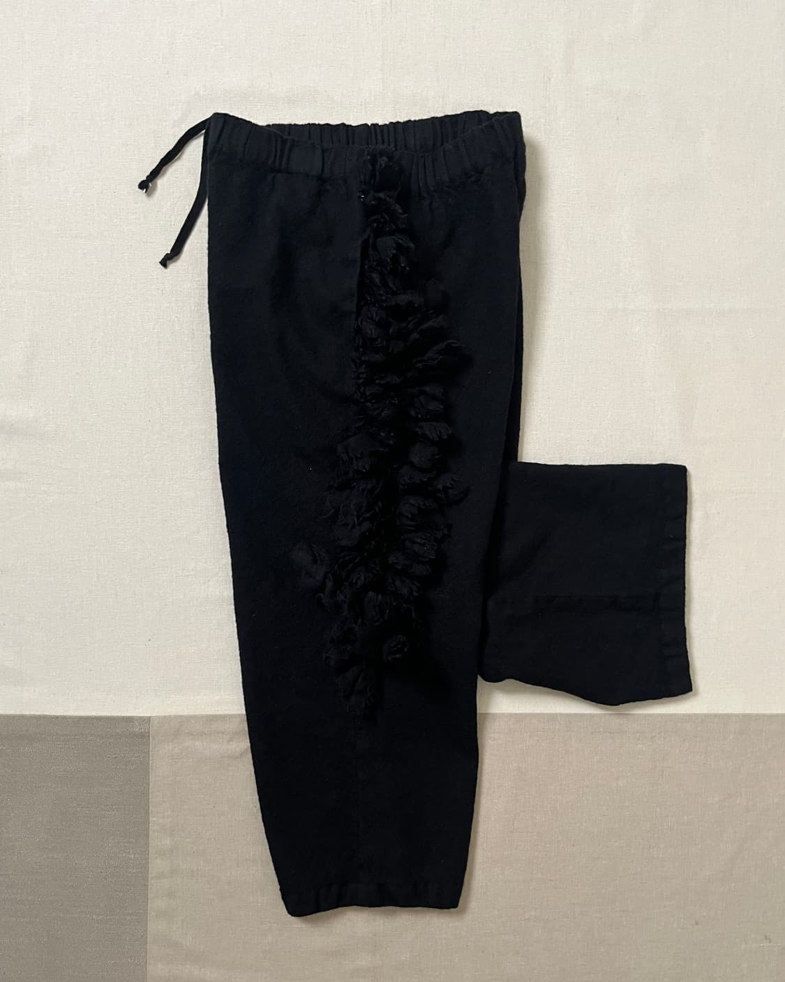 꼼데가르송 축융 울 사이드 테슬 이지팬츠 comme des garcons 상품이미지6