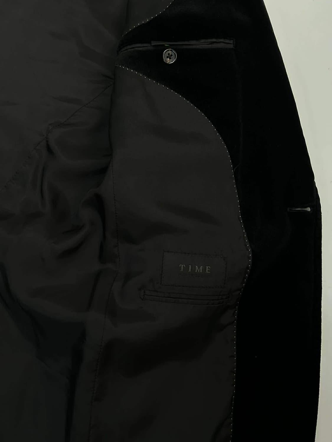 [110] 타임 한섬 벨벳 블랙 남성 1B 블레이져 자켓 상품이미지7