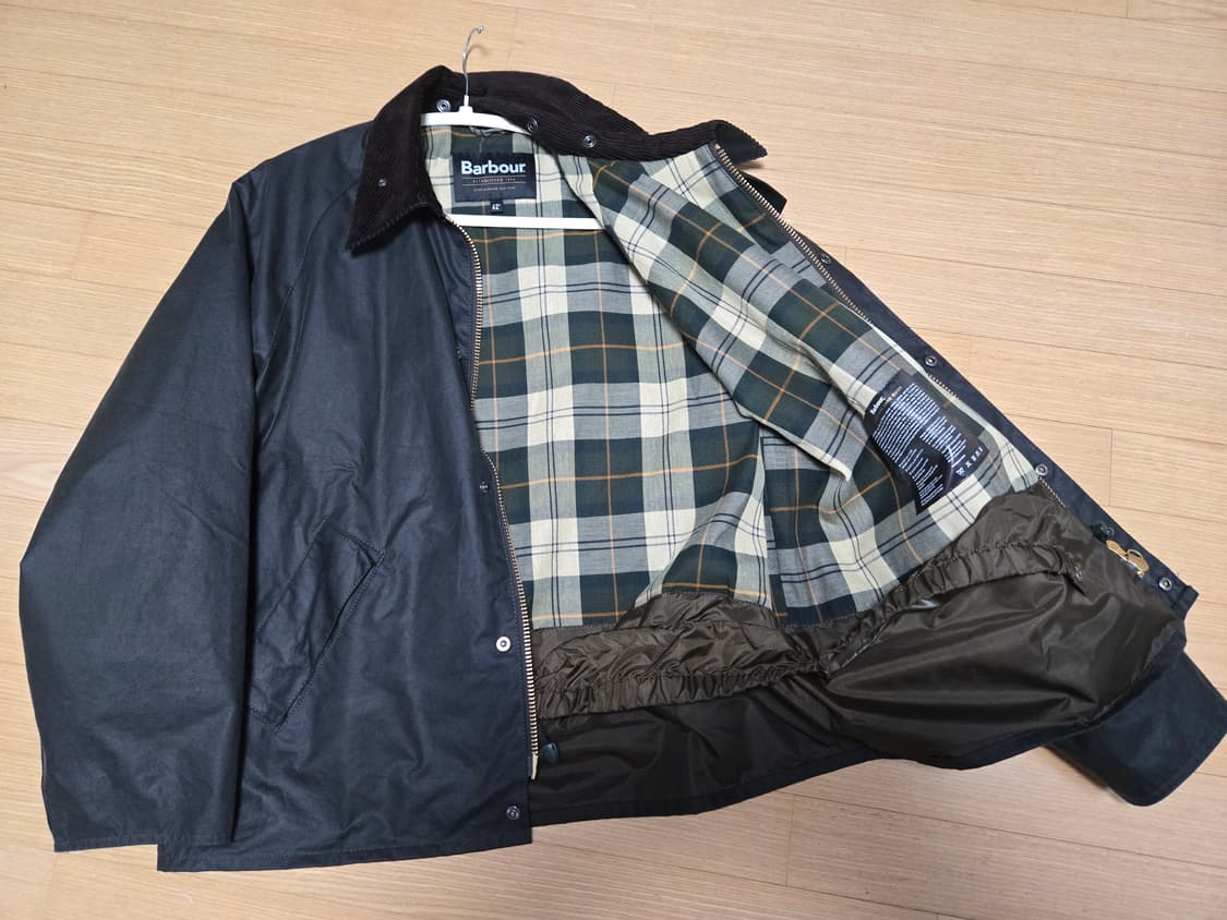 바버 트랜스포트 왁스자켓 카키 42사이즈(110) 상품이미지1