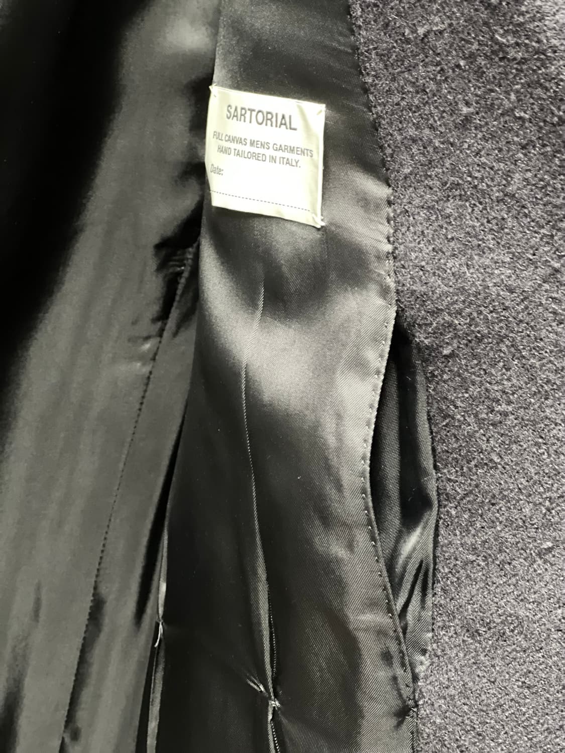 명작 마르지엘라 15AW 레더패널 롱 싱글 코트 54 상품이미지4