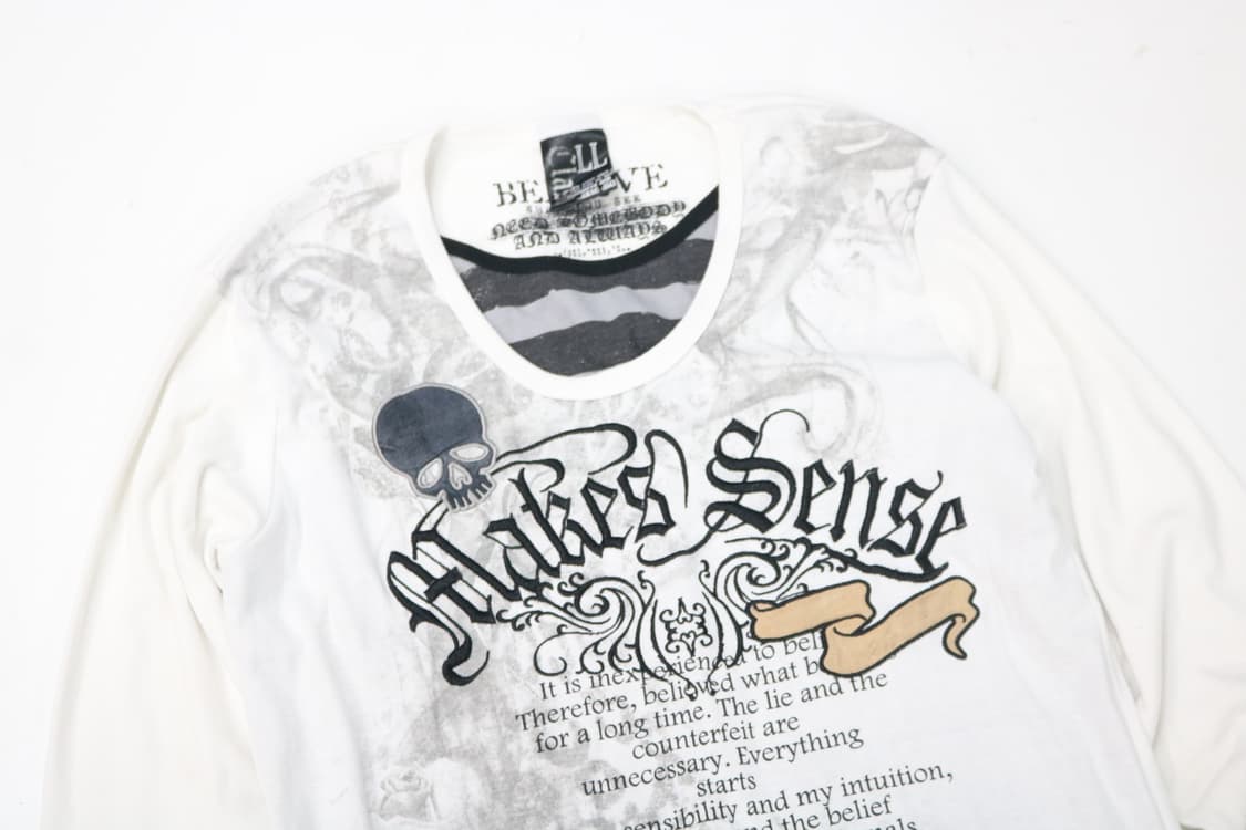 BELIEVE 빌리브 그래픽 레이어드 롱슬리브 티셔츠 상품이미지3