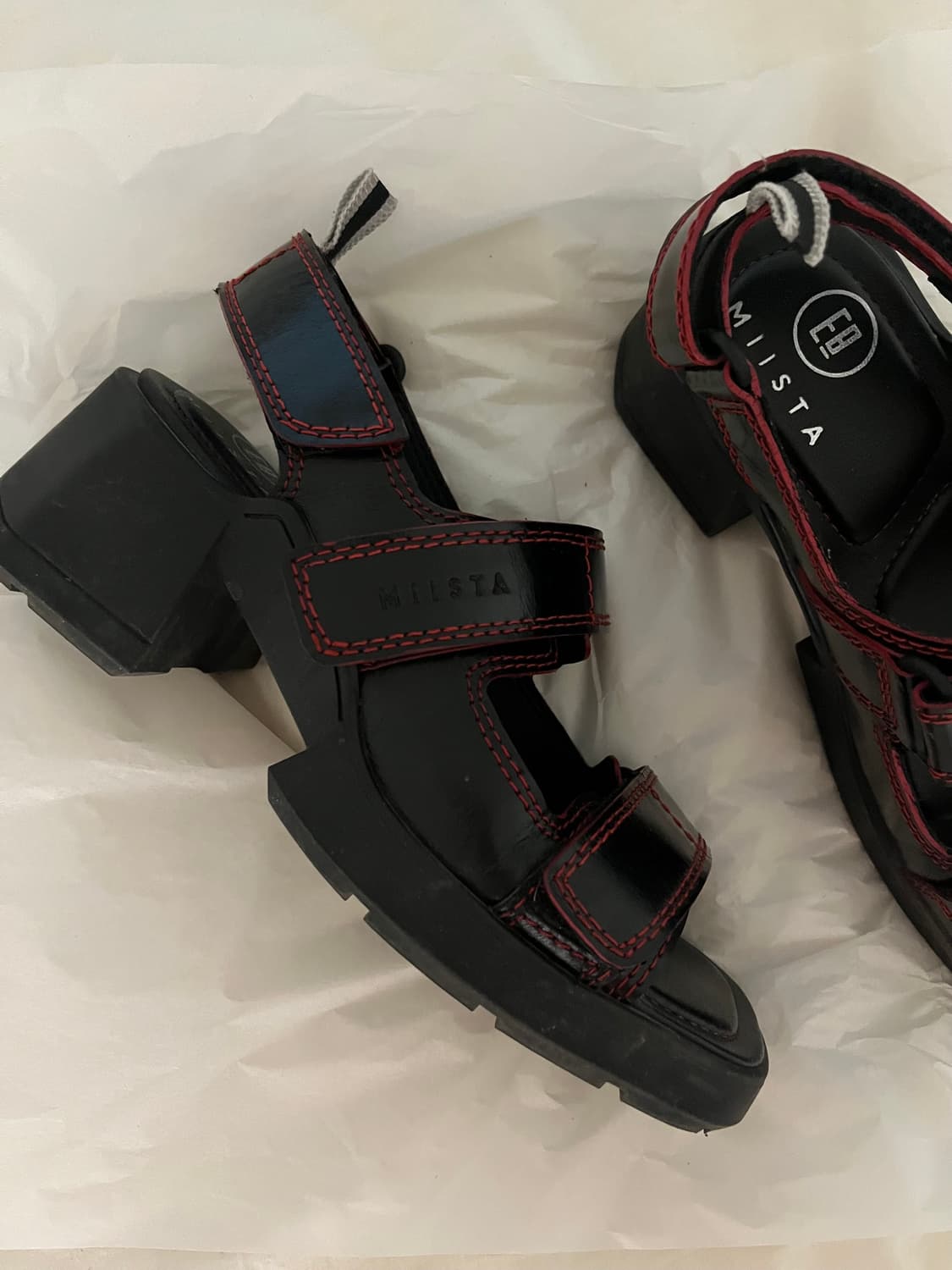 Miista / GISELLE BLACK SANDALS 38 상품이미지4