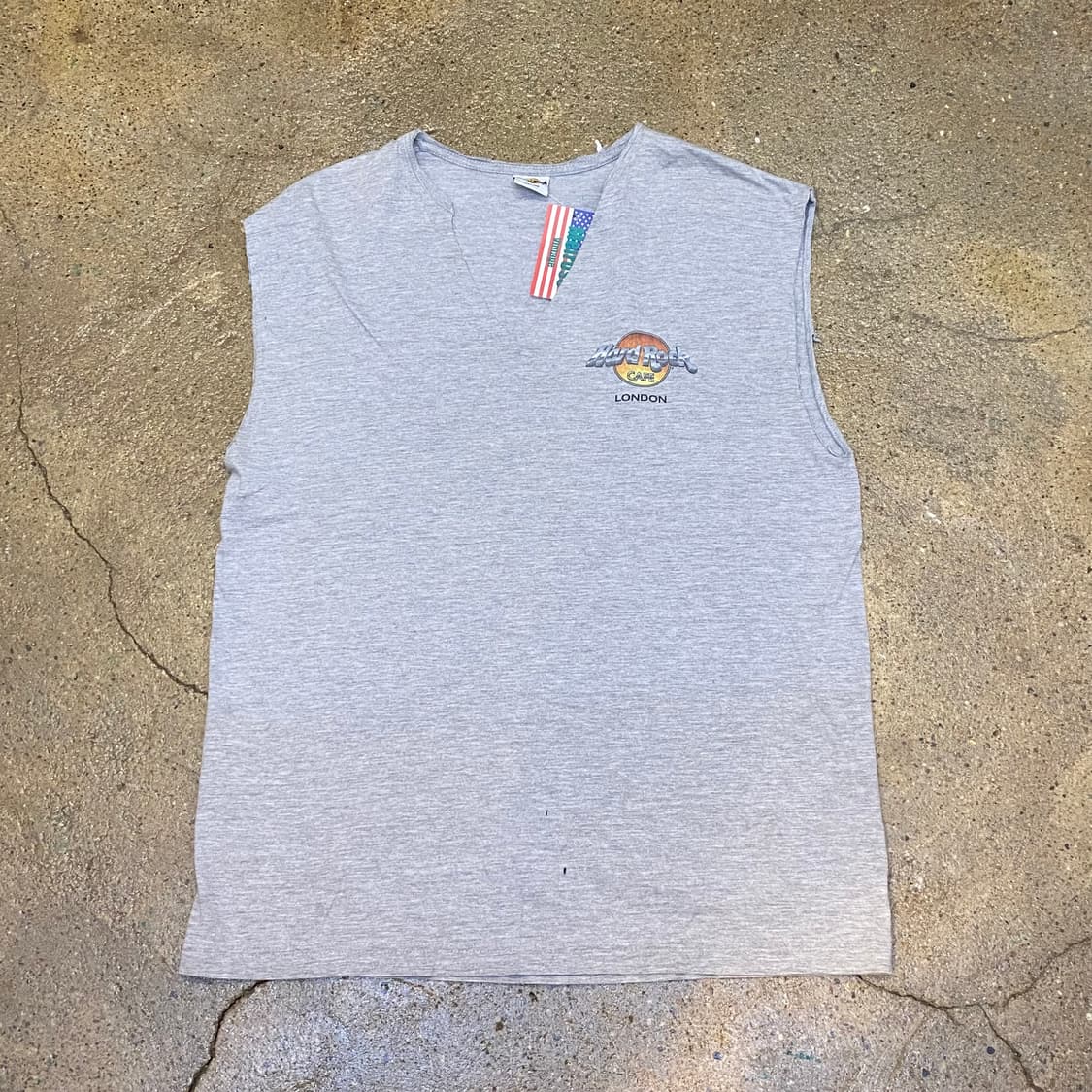 미국 빈티지 하드락 카페 런던 투어 나시티 민소매티셔츠 상품이미지3