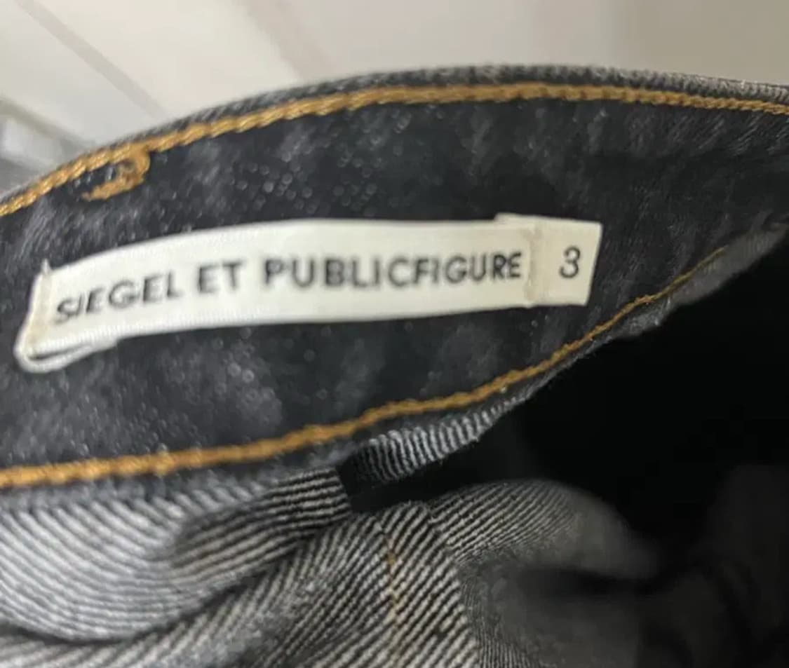 (3) 퍼블릭피겨 엔지니어드 데님 와이드 흑청 상품이미지4