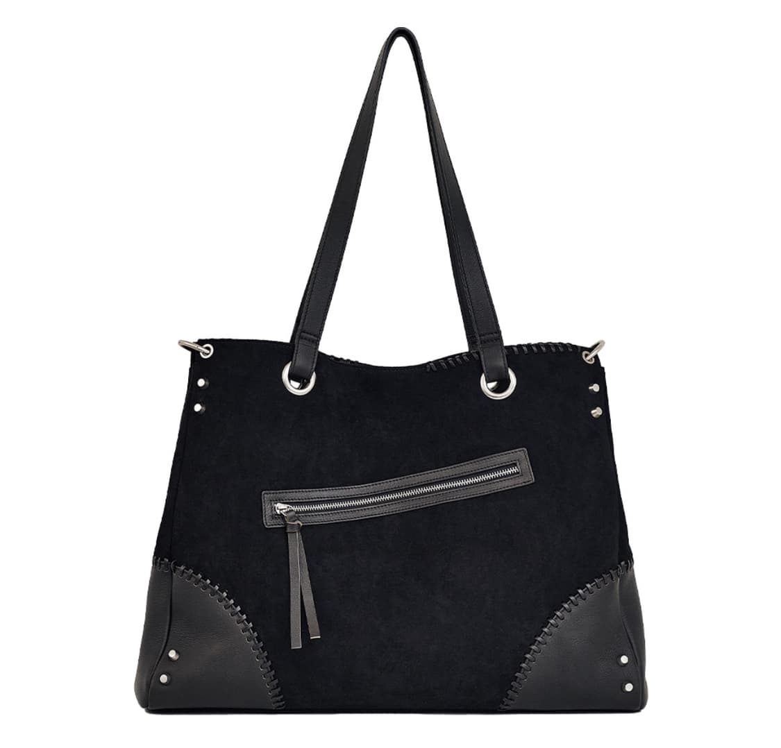 네거티브쓰리 투웨이 스웨이드 보스턴 백  Two-way Suede Bos 상품이미지2