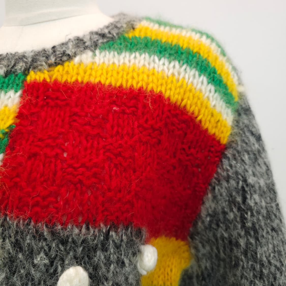 울혼방 크리스마스 겨울 눈꽃 니트 스웨터 상품이미지4