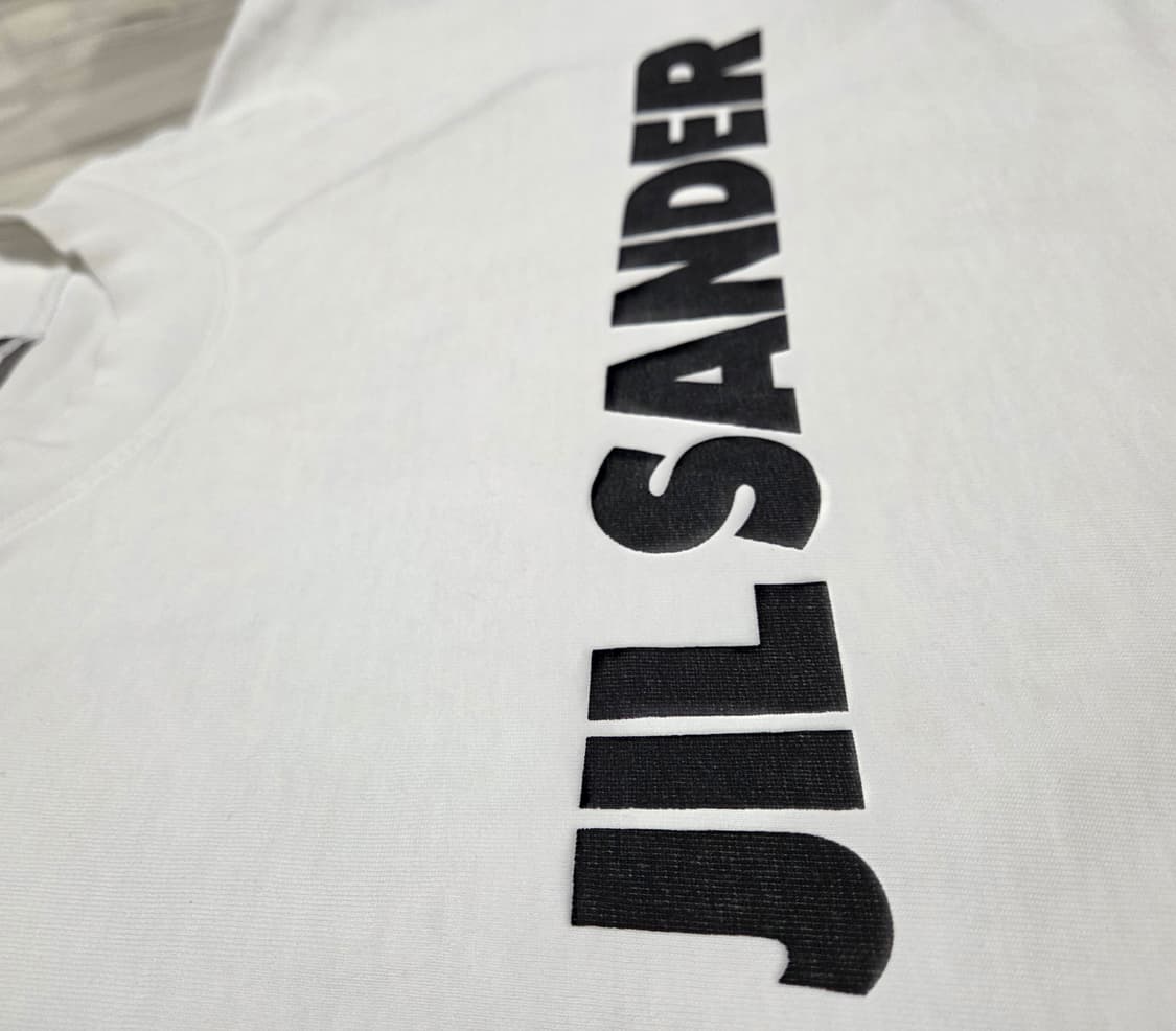 질샌더 화이트 오버핏 반팔 티셔츠 상품이미지9