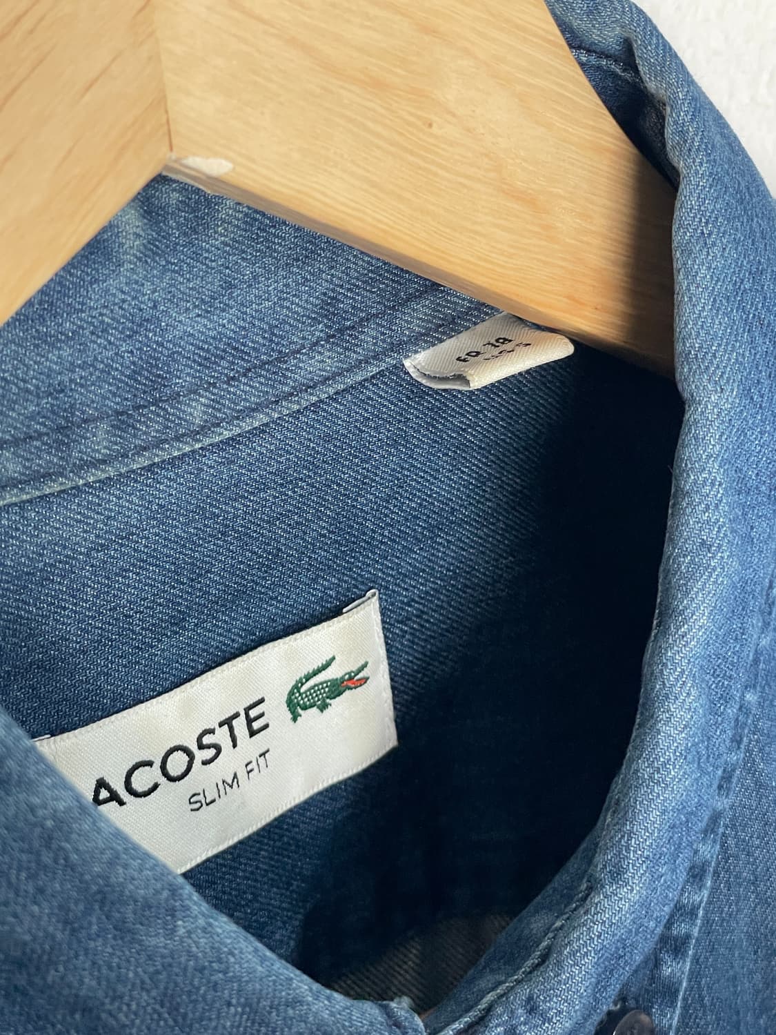 라코스테 와펜 데님셔츠 상품이미지5