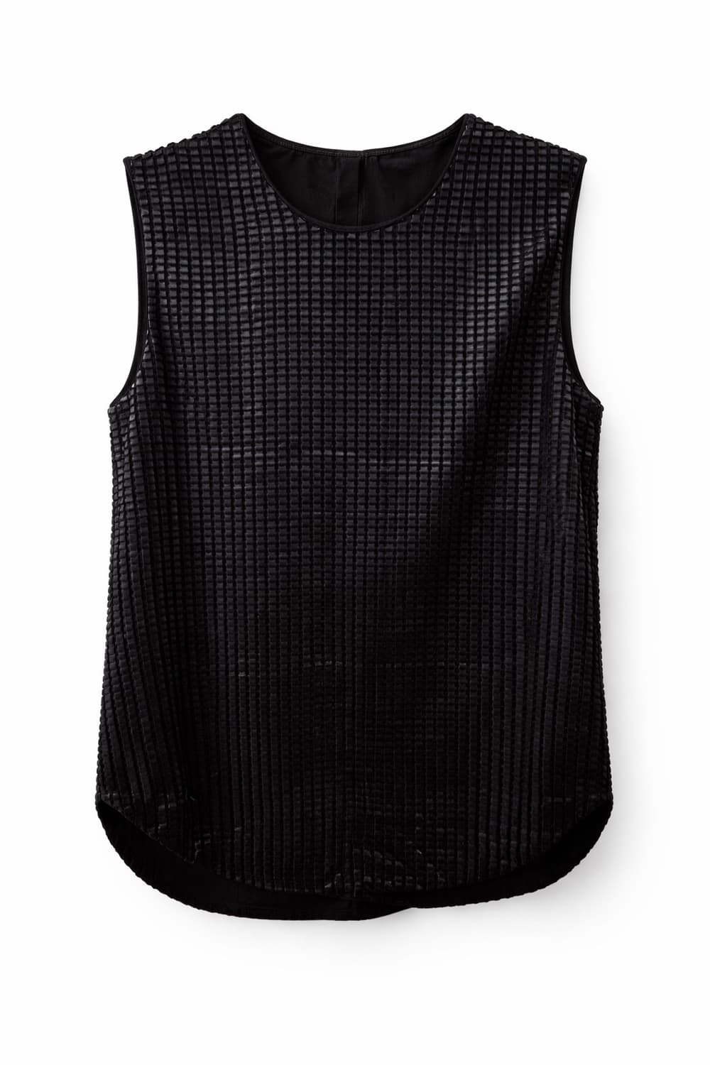 epitaph 블랙 텍스처 민소매 탑 88-90-165 상품이미지1