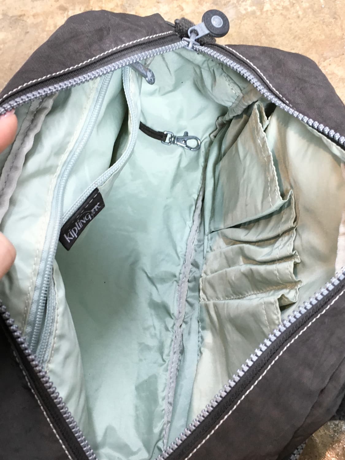 키플링 숄더백 초콜릿 상품이미지6