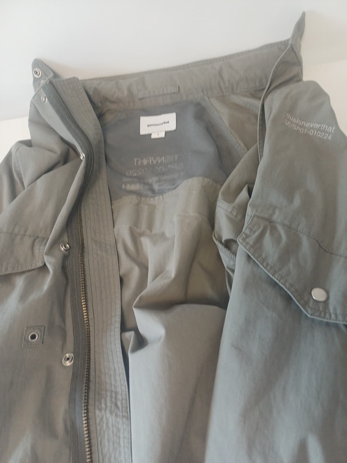 [S] 디스이즈네버댓 21SS SP-Logo Jacket (Sage) 상품이미지6