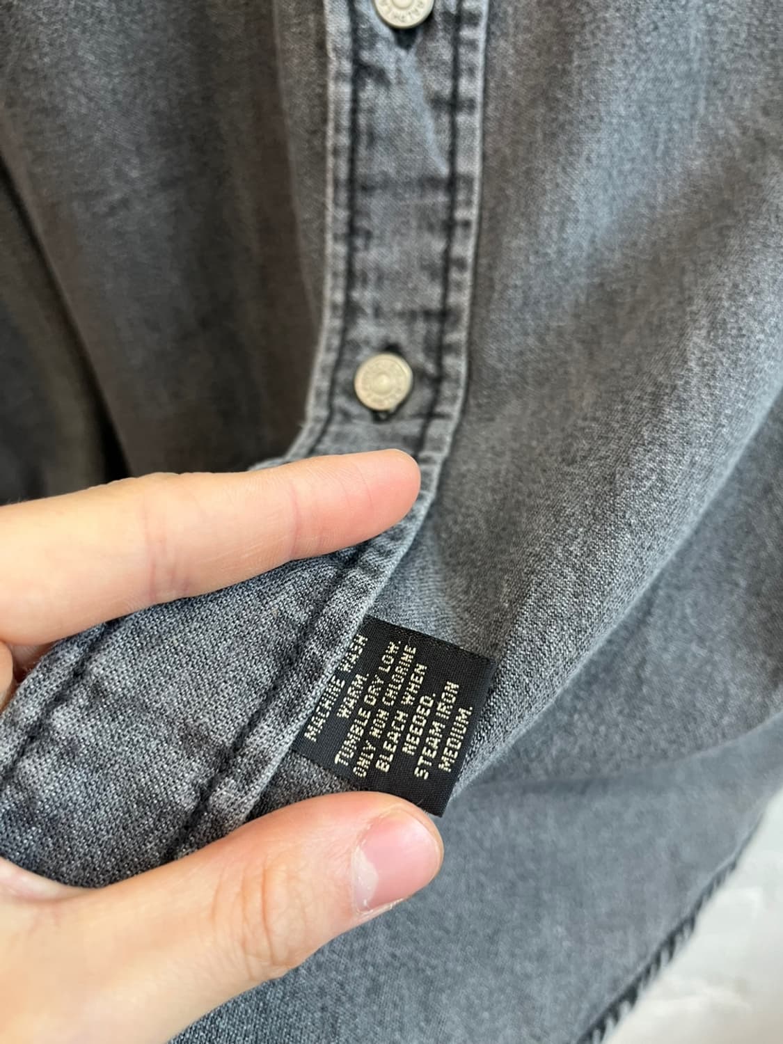 90s RRL 더블알엘 데님 셔츠 XL 상품이미지9