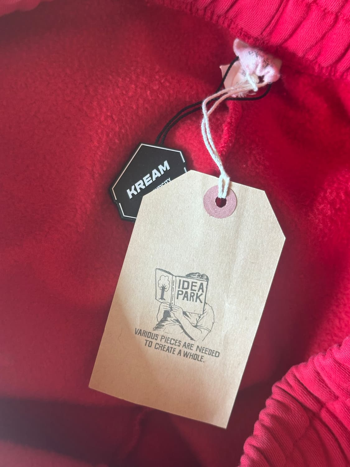 컬렉트피시스 레드 윙풋 스웻팬츠 m 상품이미지4