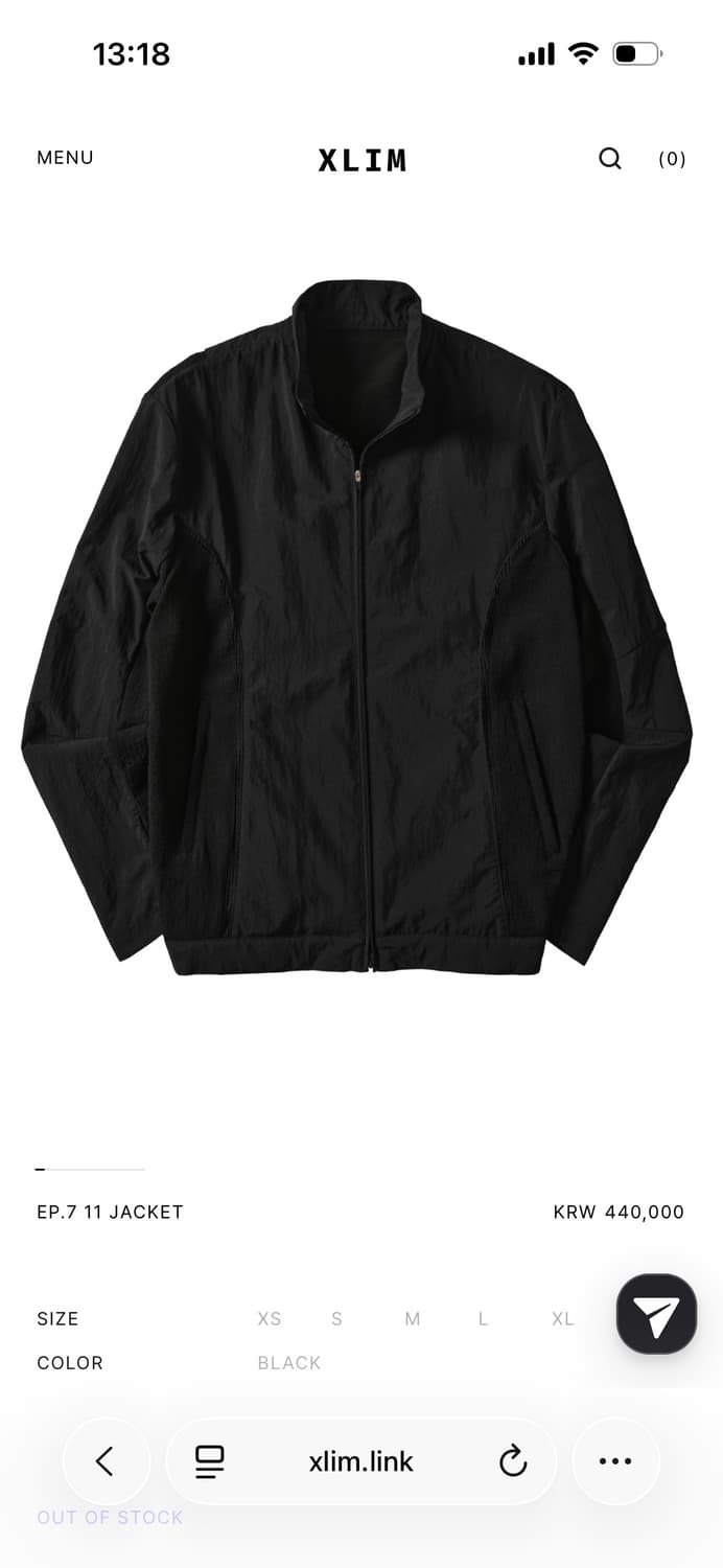 [M]xlim ep.7 11 jacket black 상품이미지3