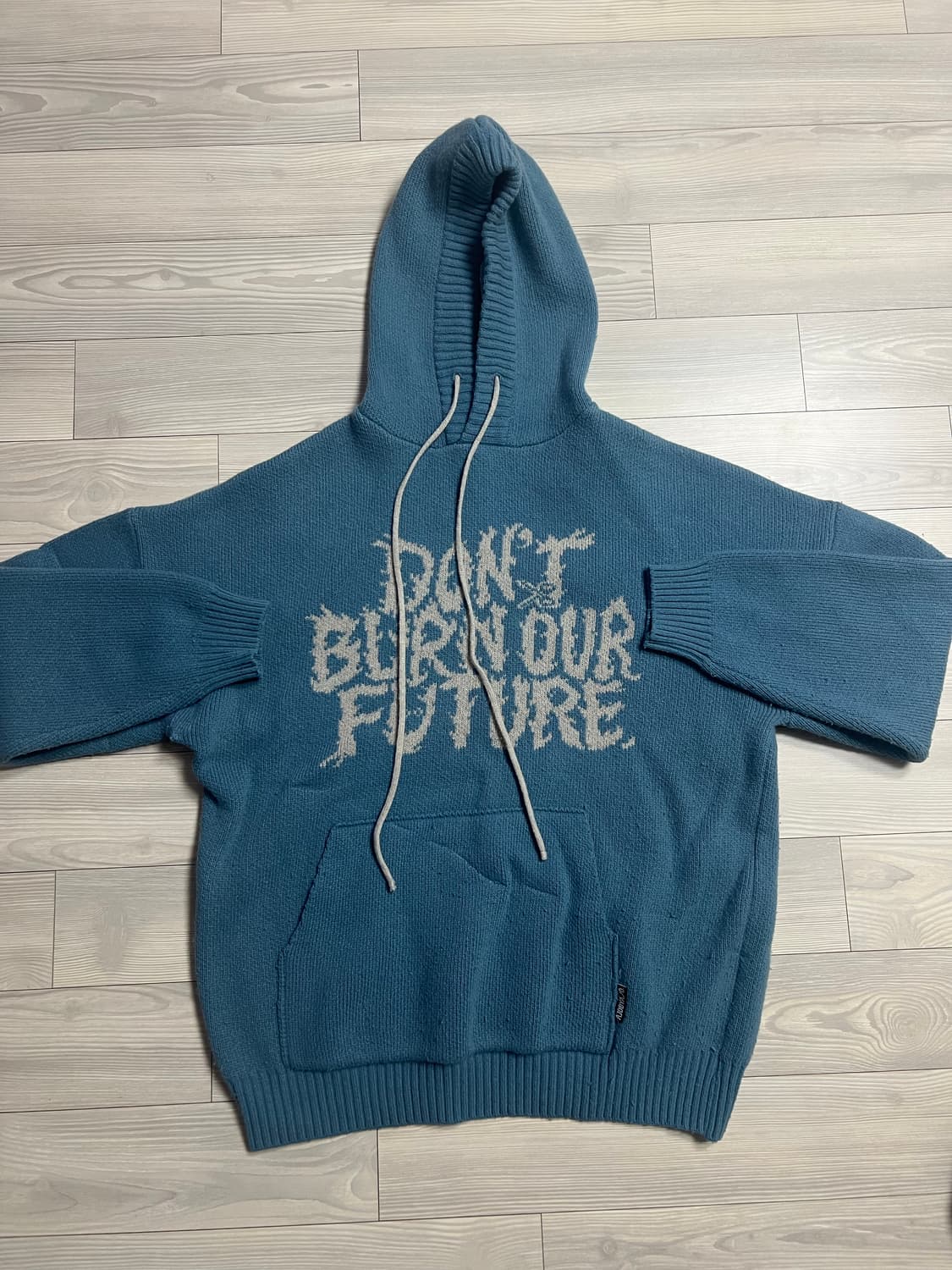 아조바이아조 니트 후드티 상품이미지1