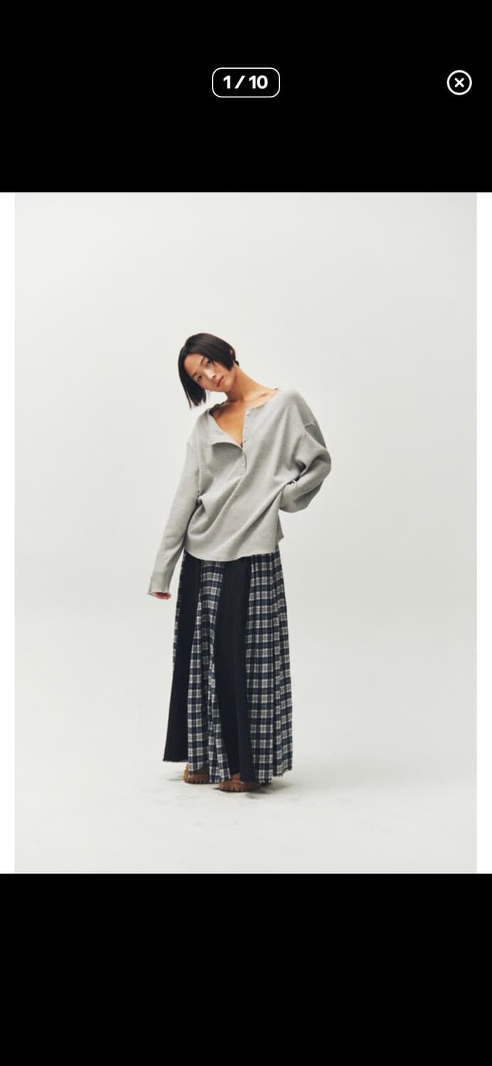 플리즈프로젝트 헨리넥 티셔츠 상품이미지1