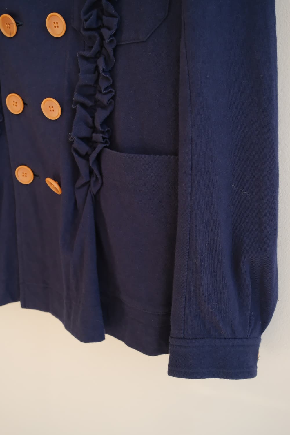 Frill jersey peacoat 상품이미지7