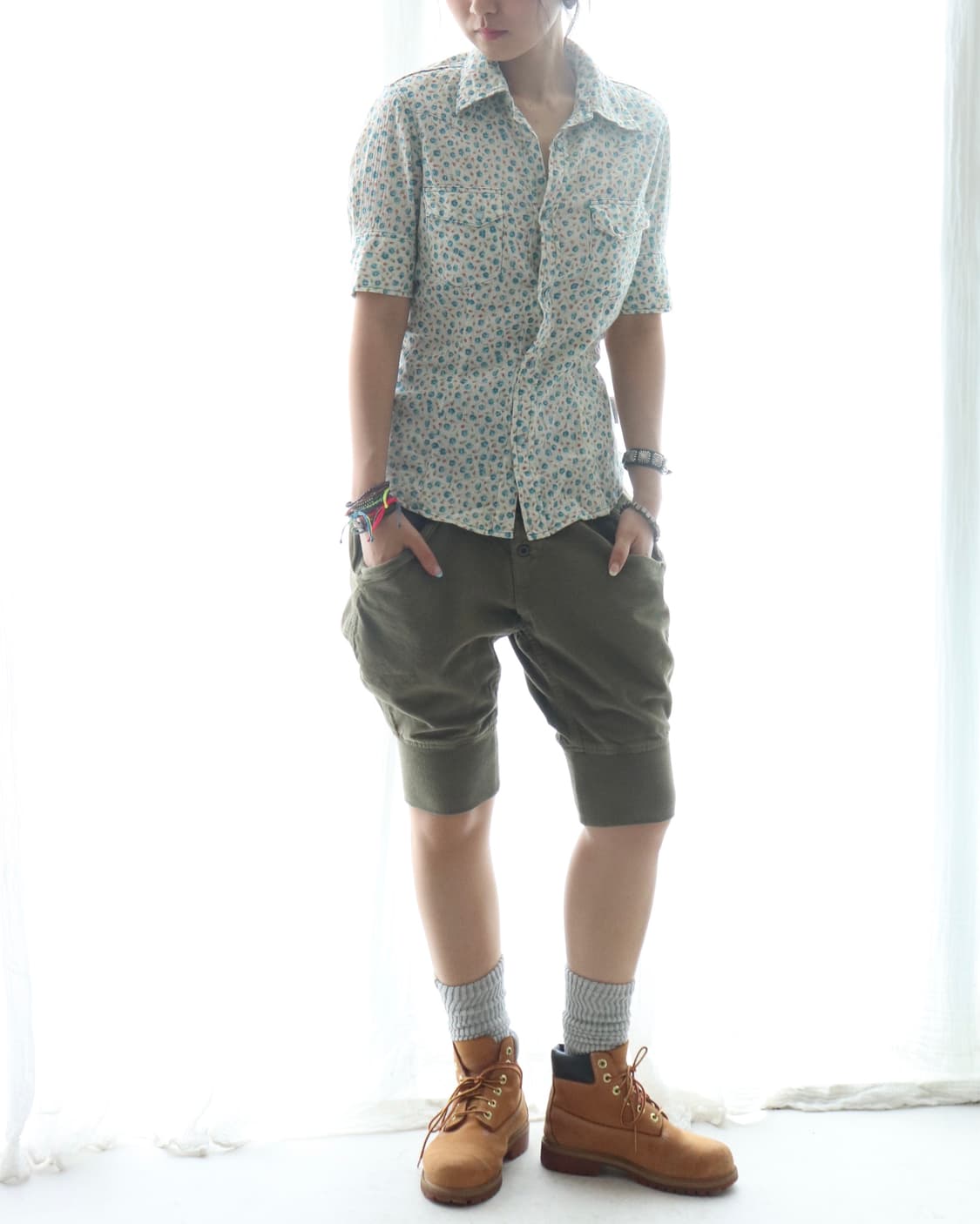 [Kapital] Olive Sarouel Capri Pants 상품이미지6
