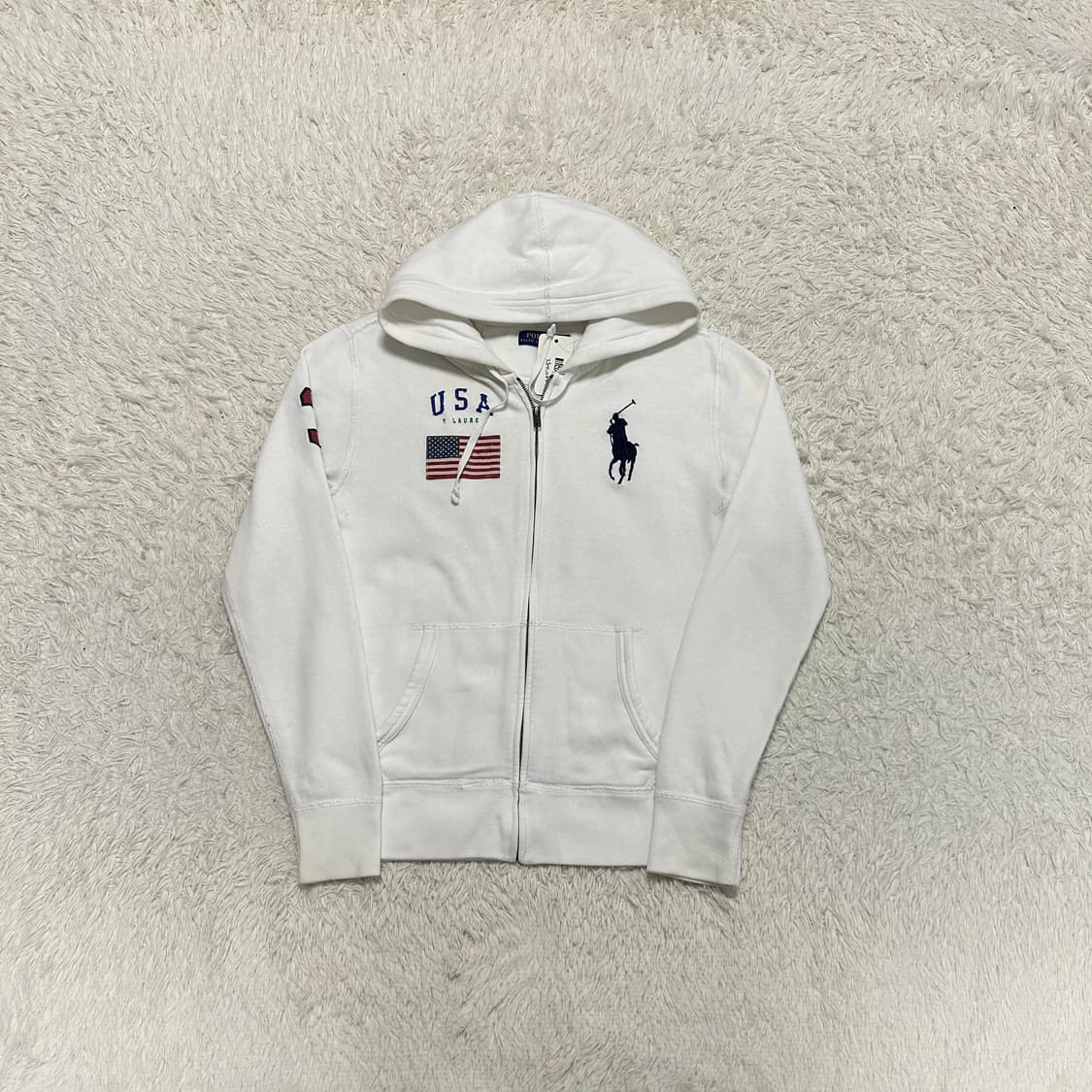 폴로 usa 성조기 후드집업 상품이미지1