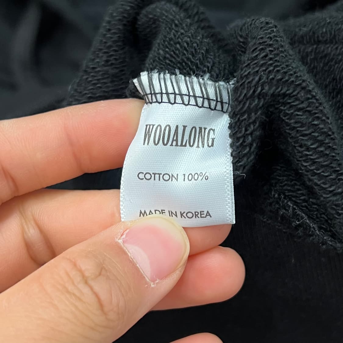 [우먼85] 우알롱 크롭 후드집업 상품이미지4