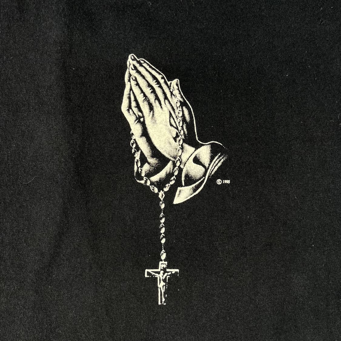 빈티지 virgin mary praying Hands 반팔 상품이미지6