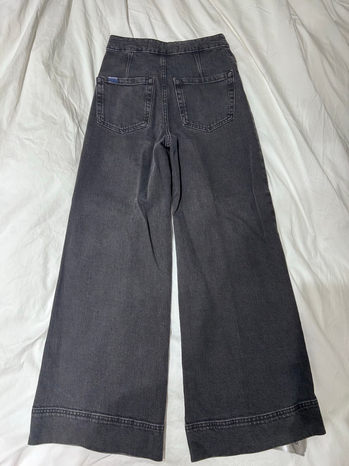 Hollister wide-leg black jeans 상품이미지1