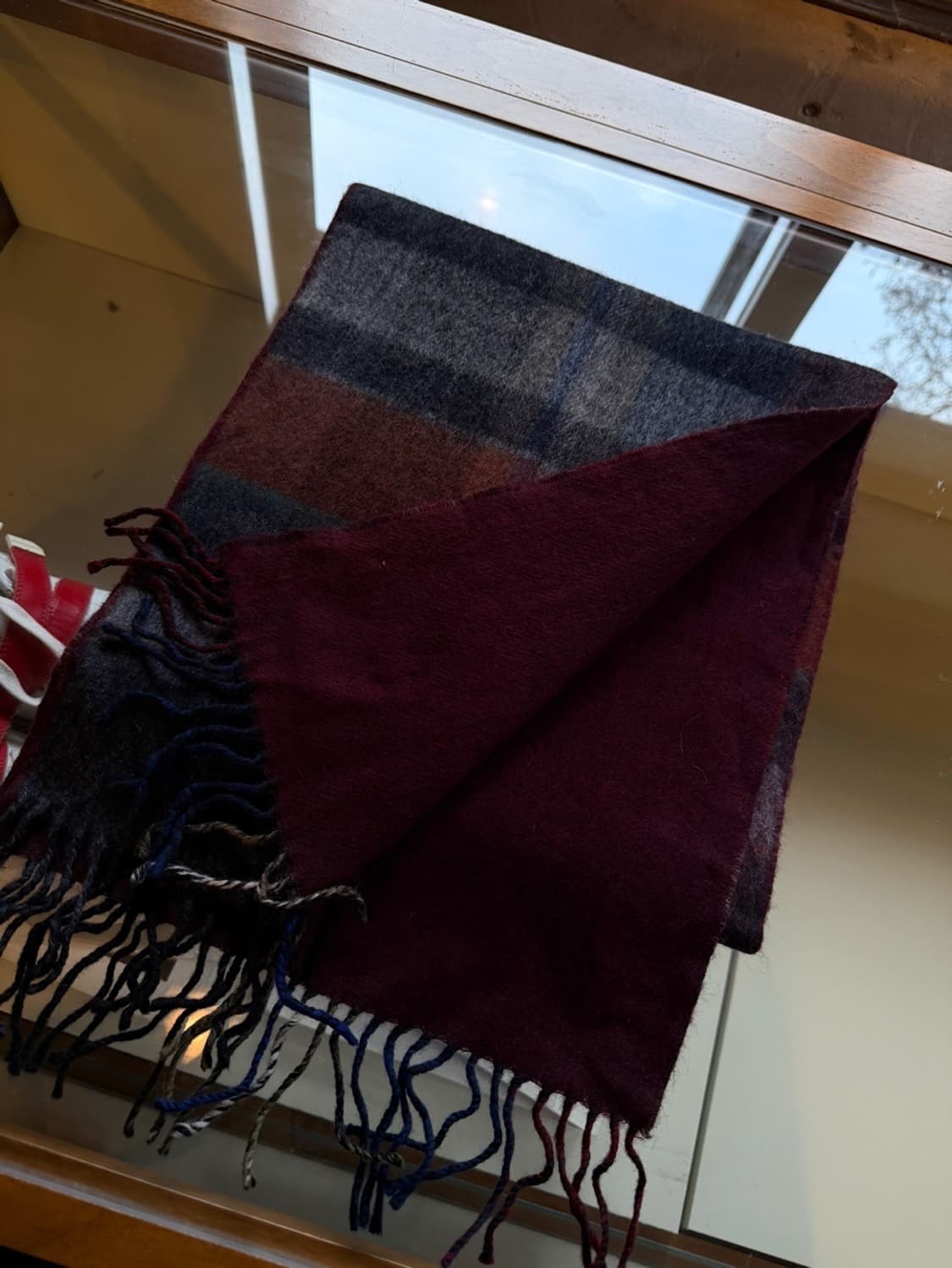 발렌타인 캐시미어 울 머플러 상품이미지5