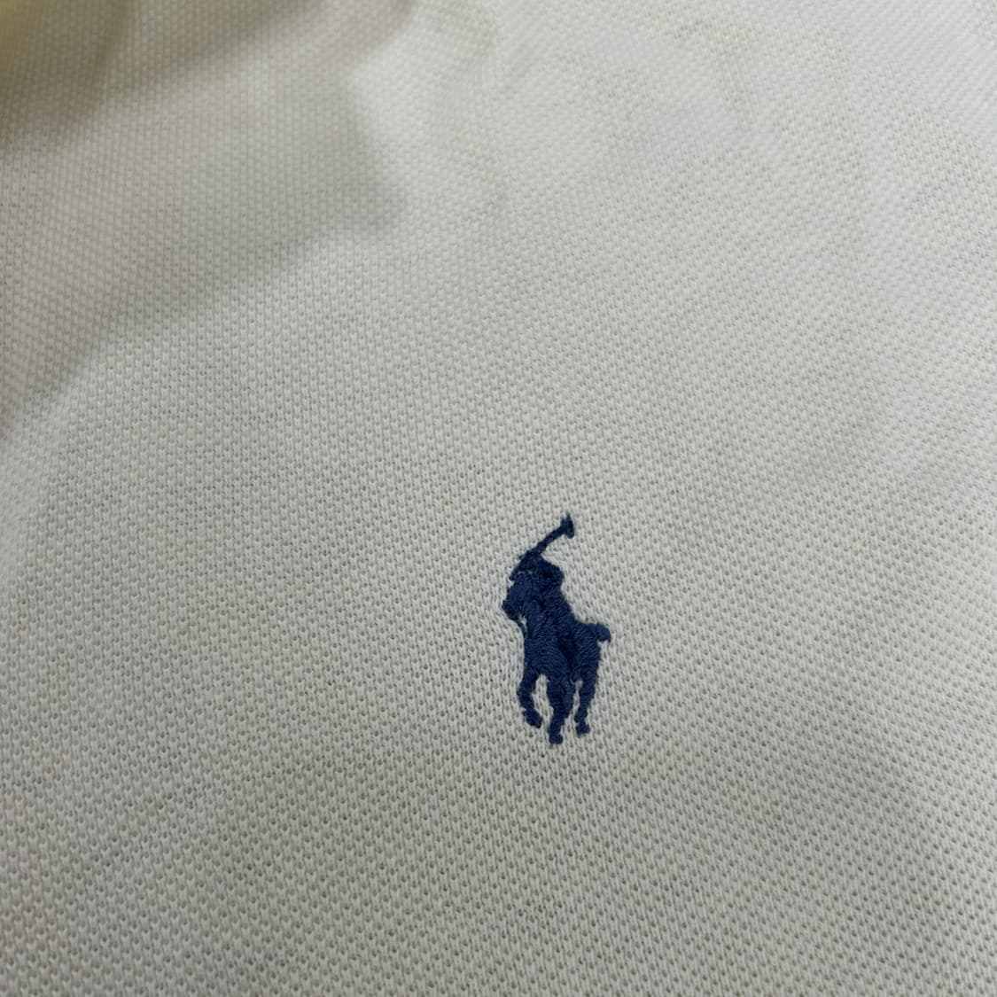 폴로 아이보리 반팔 카라티 L 상품이미지3
