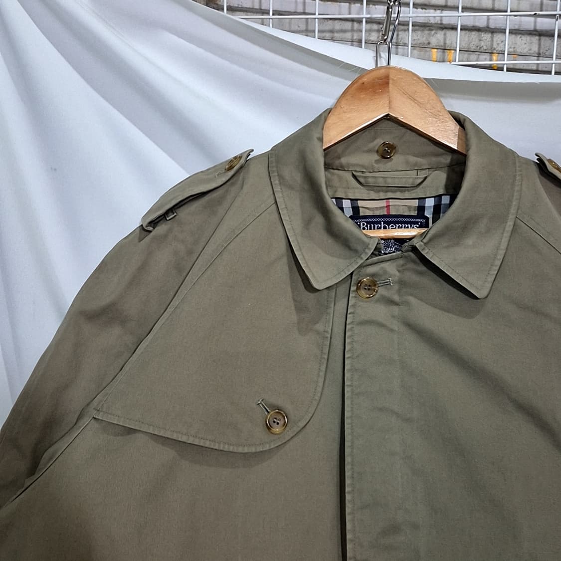 Burberry 버버리 트렌치 블루종 자켓 상품이미지3