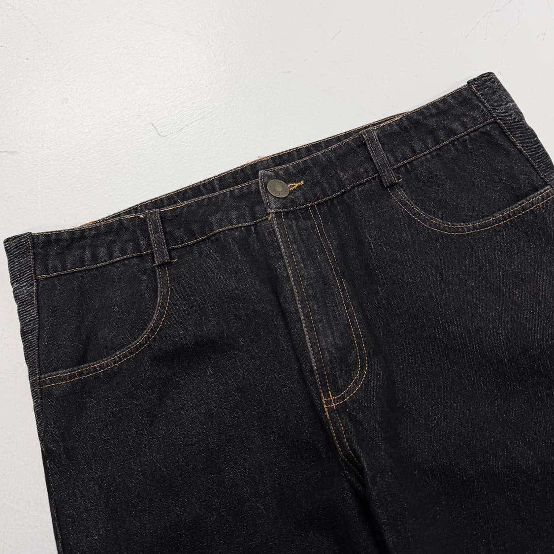 JPN 제팬 스컬 해골 멀티포켓 펑크 블랙 데님팬츠 상품이미지4