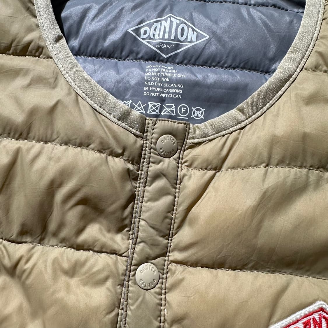 단톤 이너 다운 패딩 조끼 상품이미지5