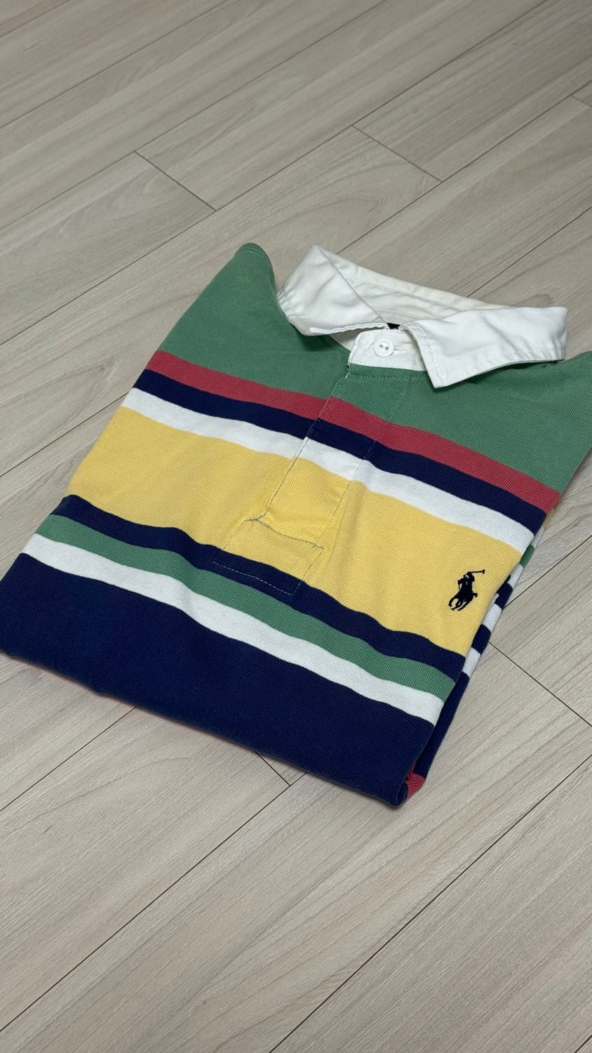 [XL] 폴로 랄프 로렌 멀티 스트라이프 럭비 티셔츠 QR 상품이미지1