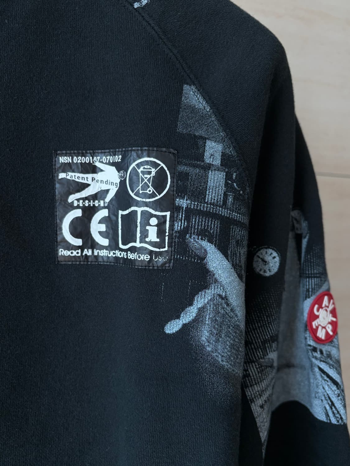 SS17' 카브엠트 BLOCK PRINT CREW NECK 상품이미지3