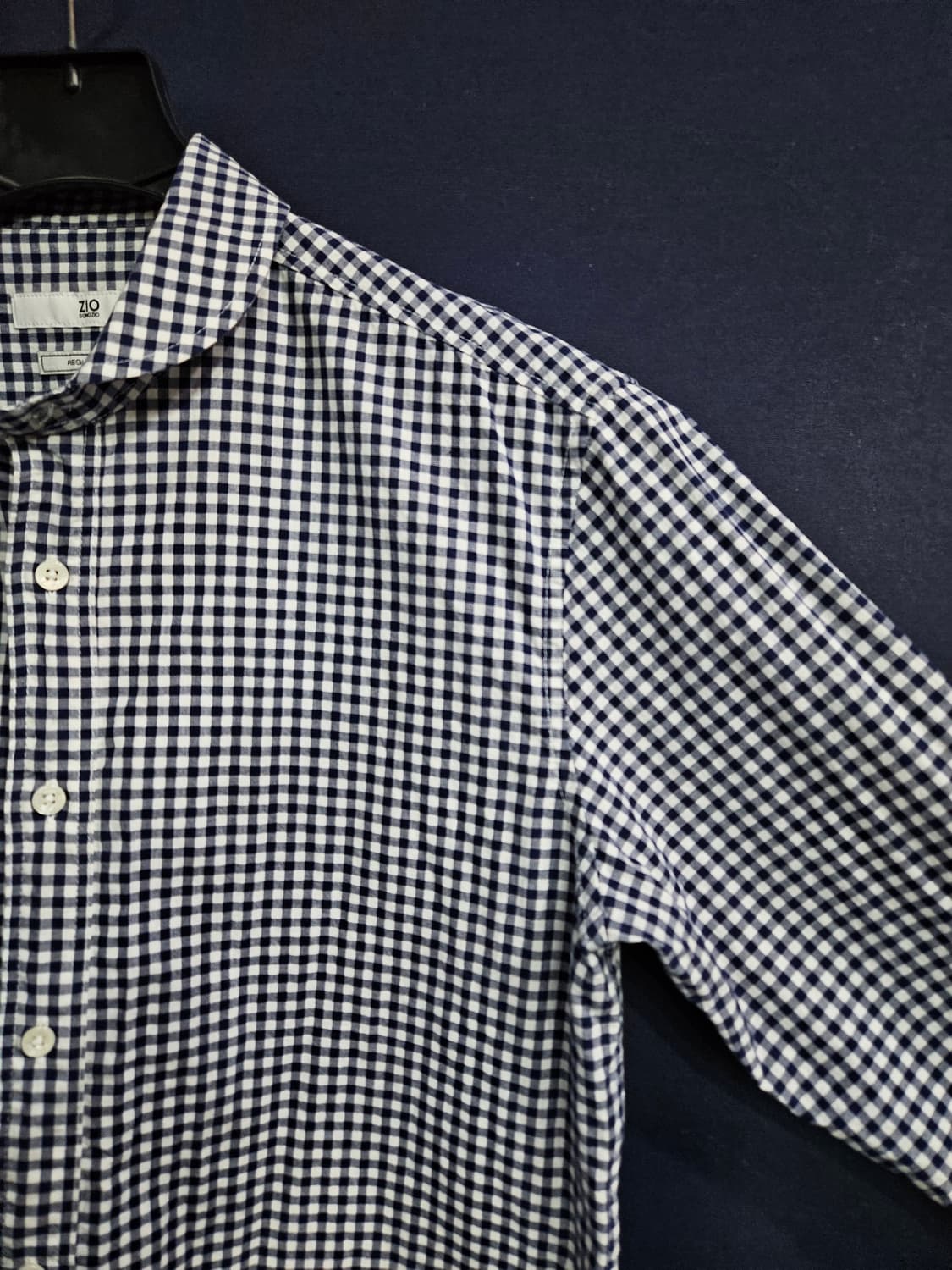 지오 송지오 스트라이프 체크 남성 105 긴팔셔츠  상품이미지4