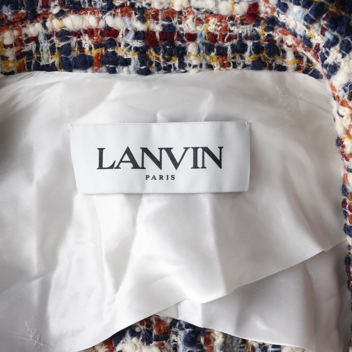 랑방 울96% 리본 타이 트위드 블레이저 자켓 재킷
 상품이미지6