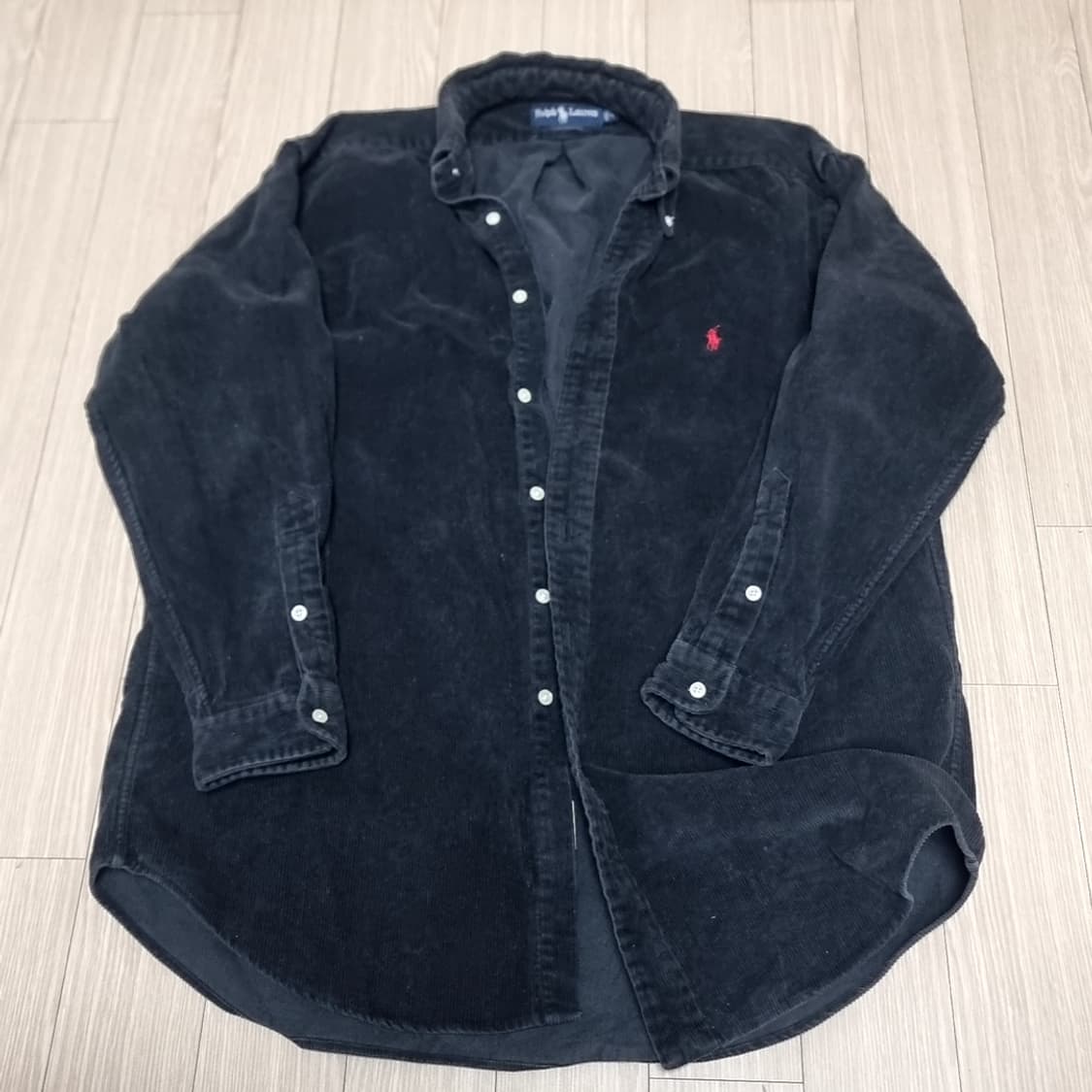 빈티지 폴로 랄프로렌 블랙 코듀로이 셔츠(100-105) 상품이미지1