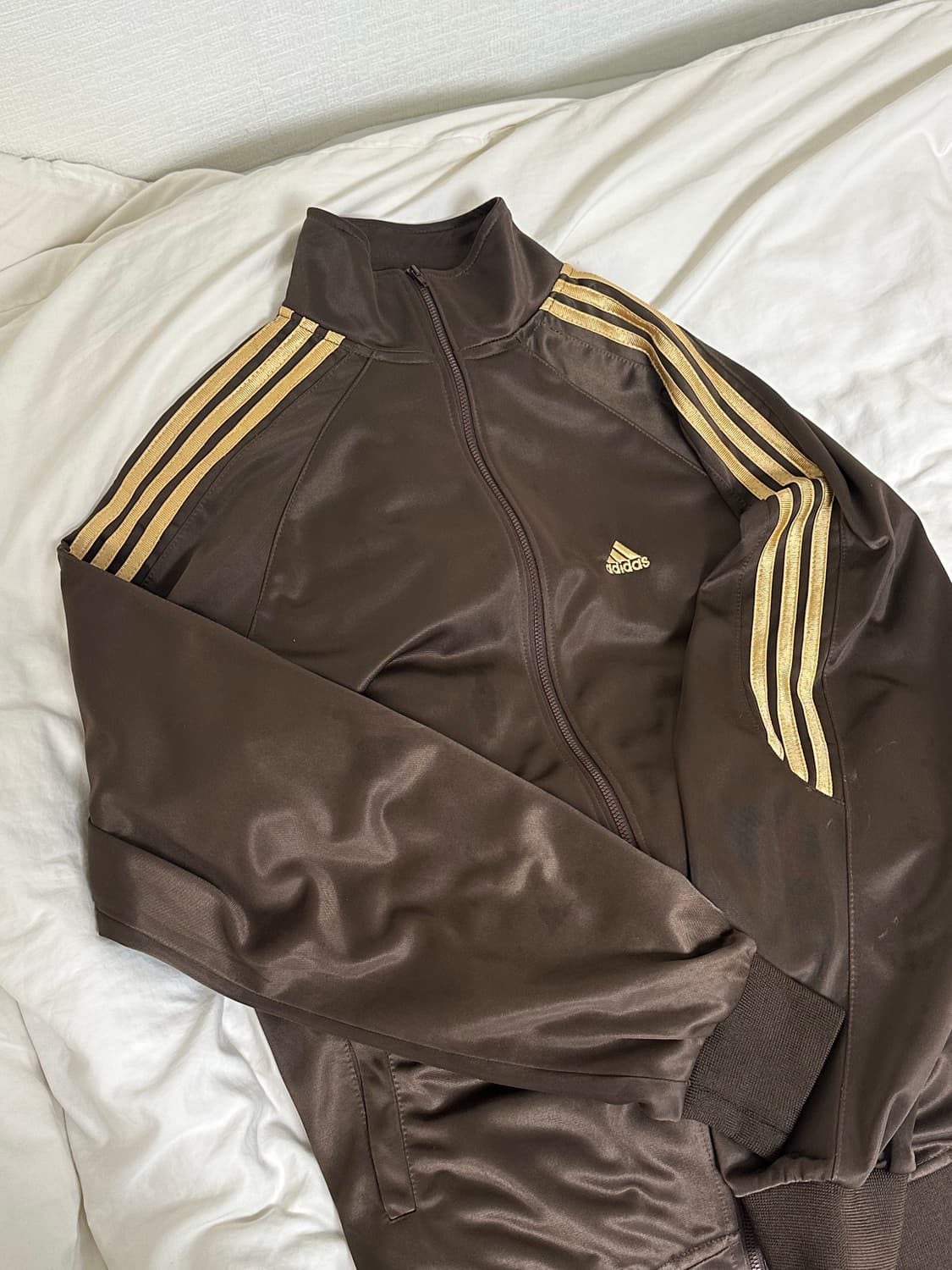 대장템) 아디다스 브라운 골드 져지 트랙탑 상품이미지1