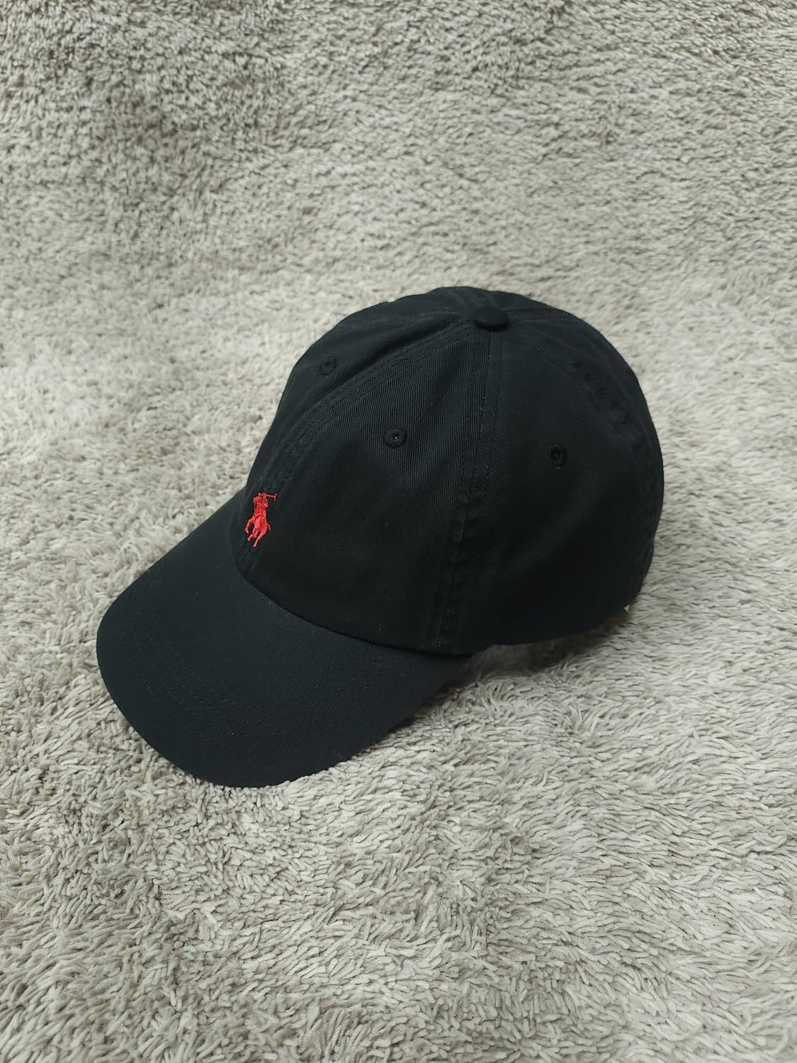 폴로 랄프로렌 블랙 볼캡 모자 상품이미지5