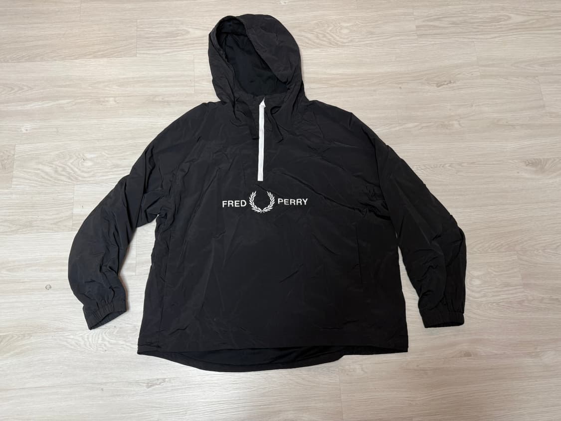 [105] 프레드페리 후드 하프집업 아노락 상품이미지1