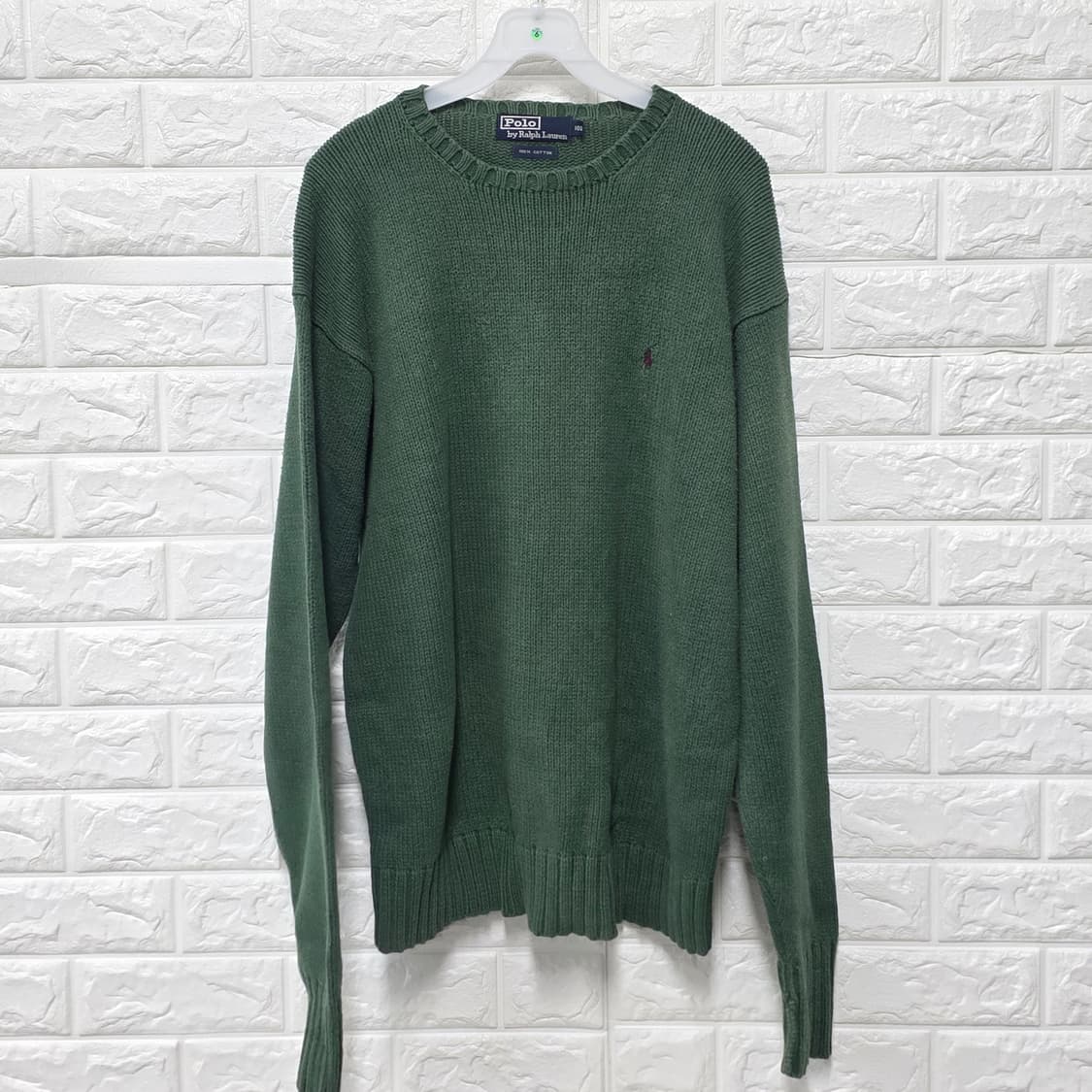 택포_ 폴로 랄프로렌 그린 니트 L 상품이미지1