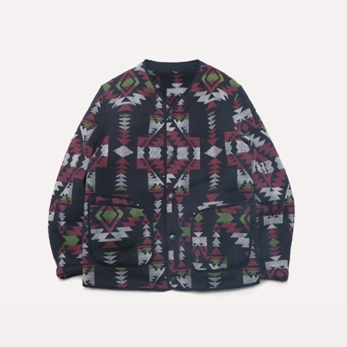 native jacquard boa fleece jacket 상품이미지1