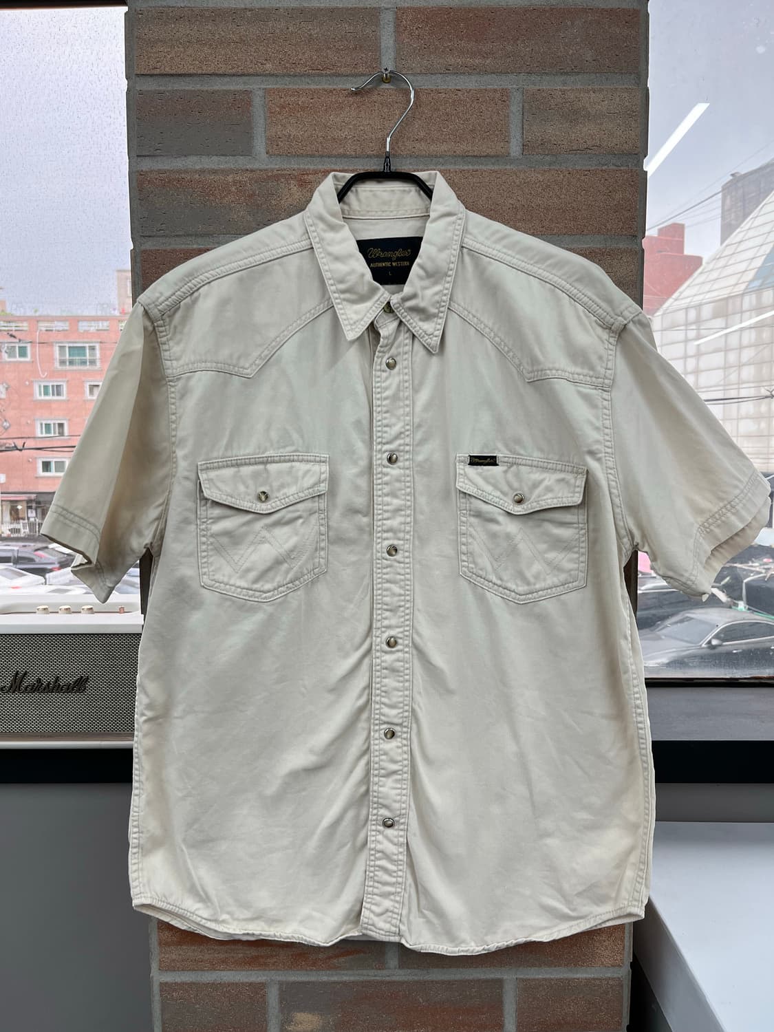 랭글러 웨스턴 코튼 셔츠  상품이미지7