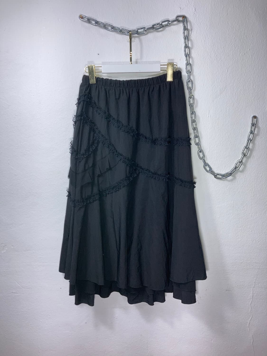 프릴 롱스커트 상품이미지2