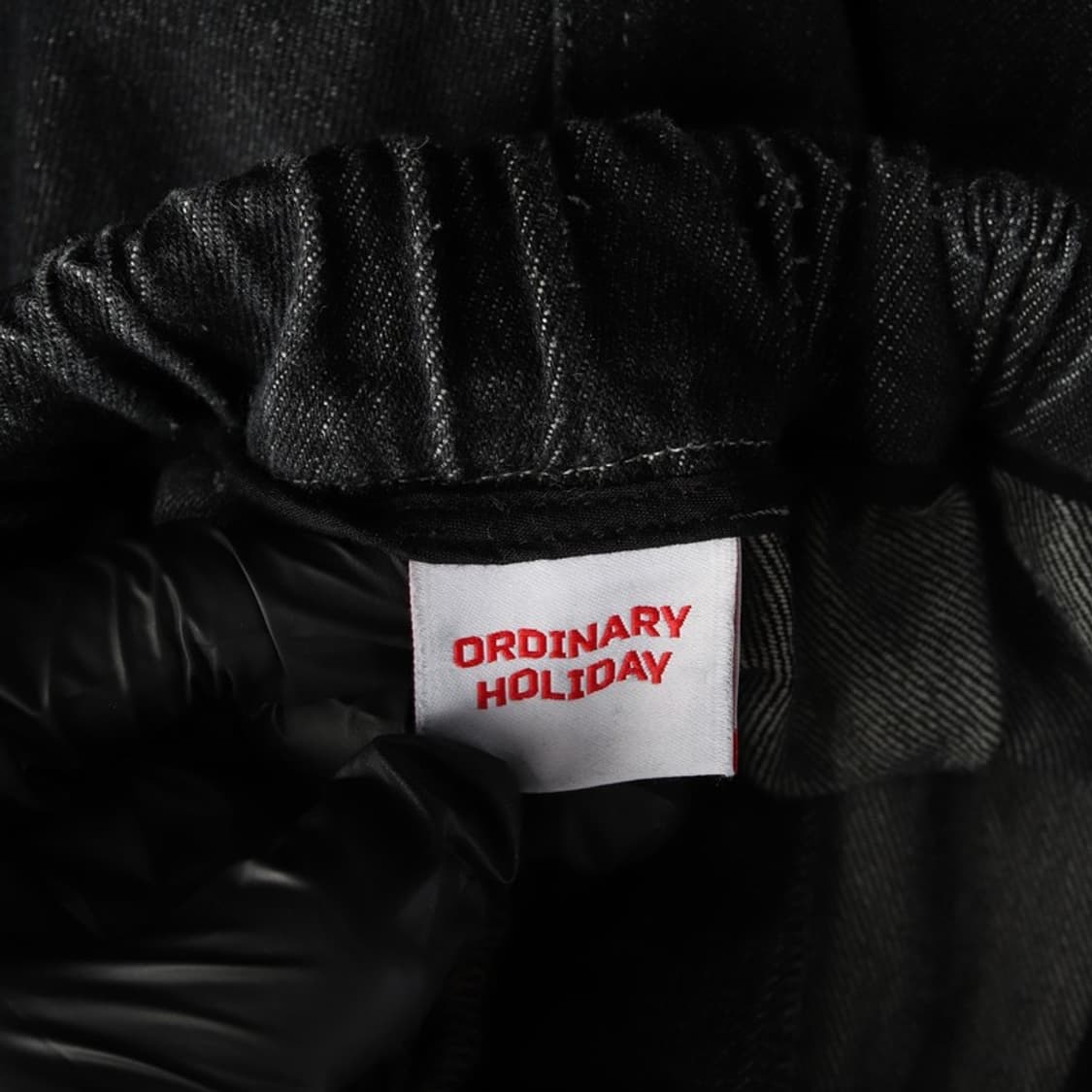 오디너리홀리데이 와이드 밴딩 카고 데님 팬츠 상품이미지6