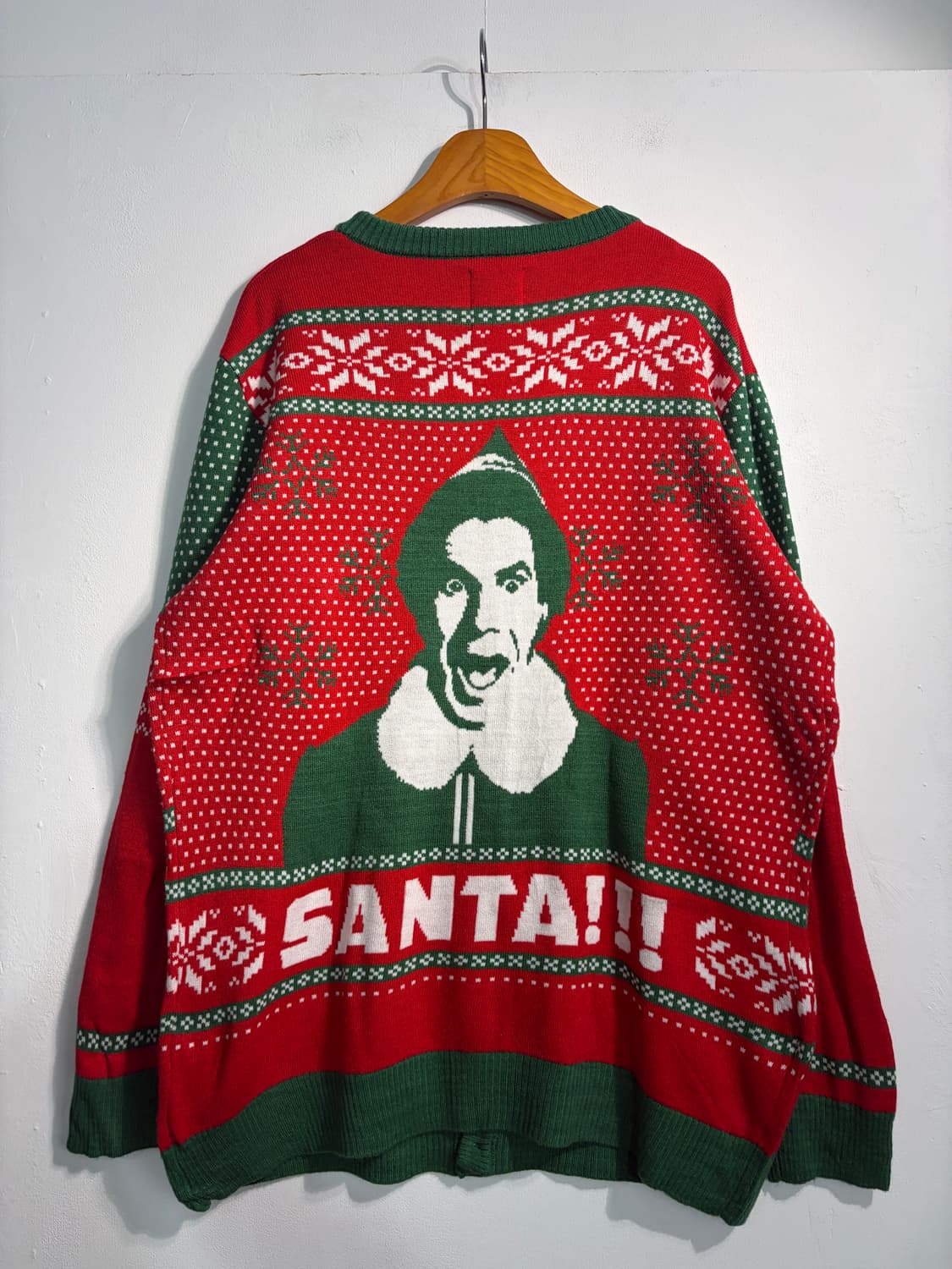 [L] U.S.A. 크리스마스 어글리니트 가디건 어글리스웨터 상품이미지1