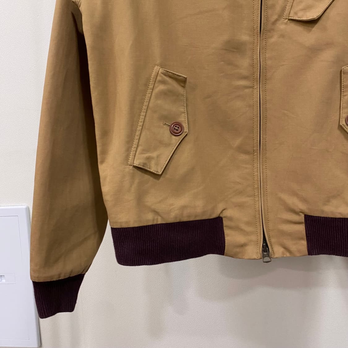 바라쿠타 G9 밀리터리 헤링본 코튼 해링턴 자켓 매장판 상품이미지4