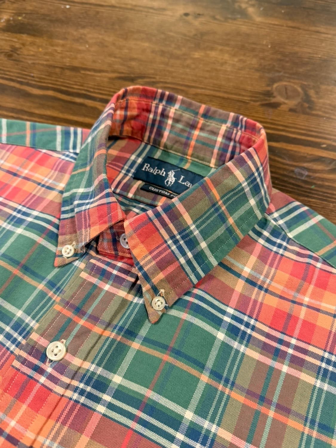 폴로 랄프로렌 버튼다운 체크셔츠 남성100 상품이미지7