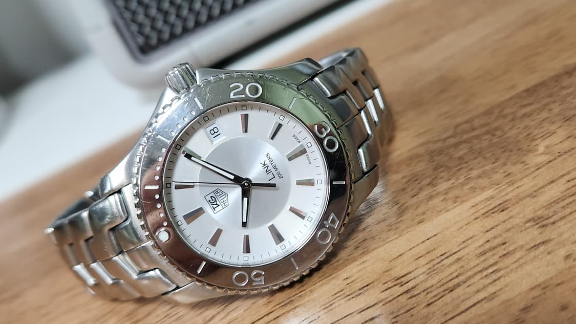 # 태그호이어 링크 200m 다이버 쿼츠 남성명품 시계 급처 상품이미지9